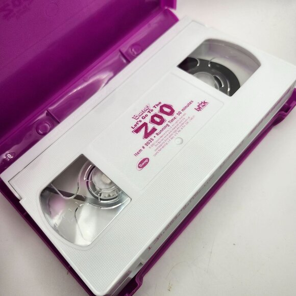 Barney Lets Go To The Zoo VHS 2001 Lyons Purple Case - Picture 3 of 5